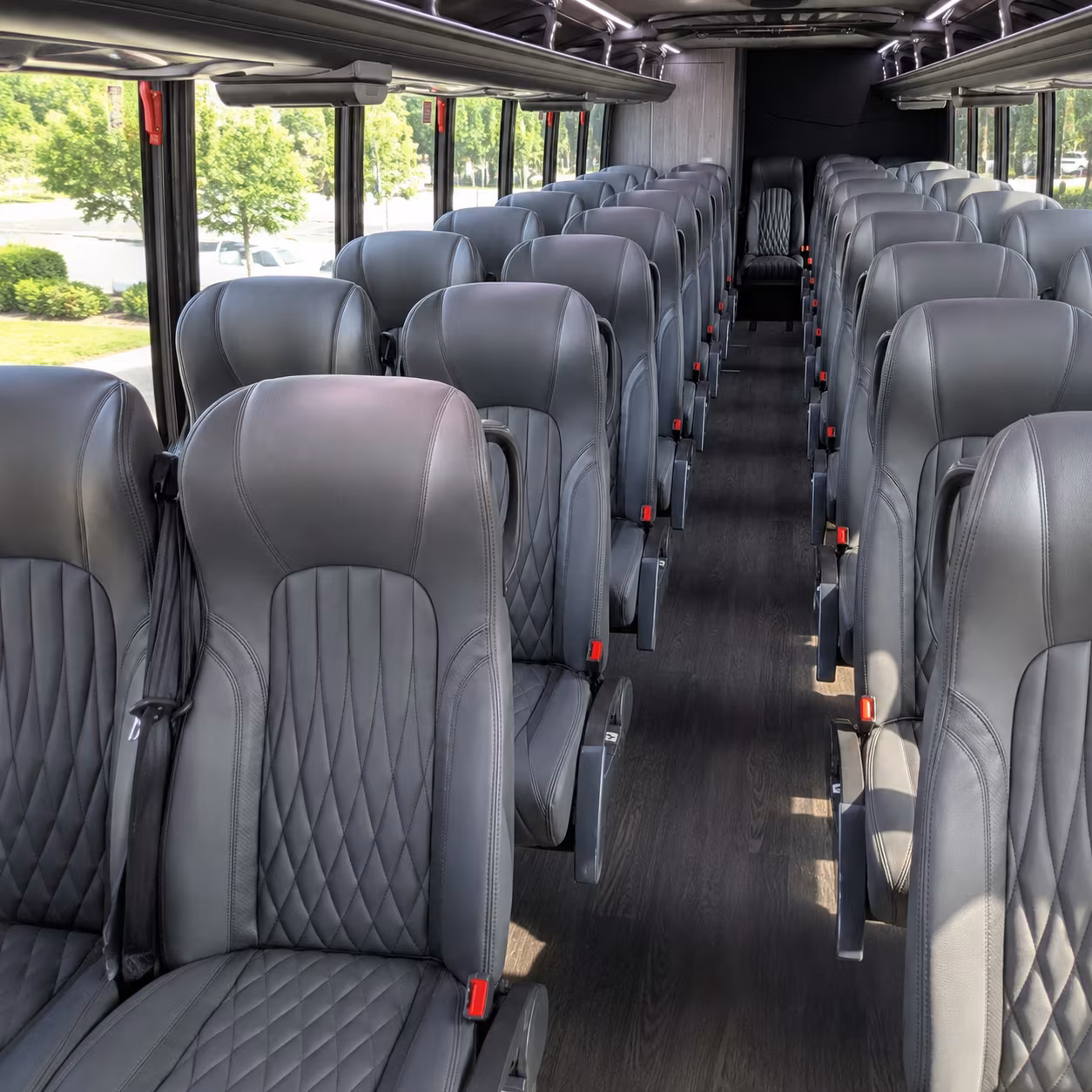 28 passenger minibus inside