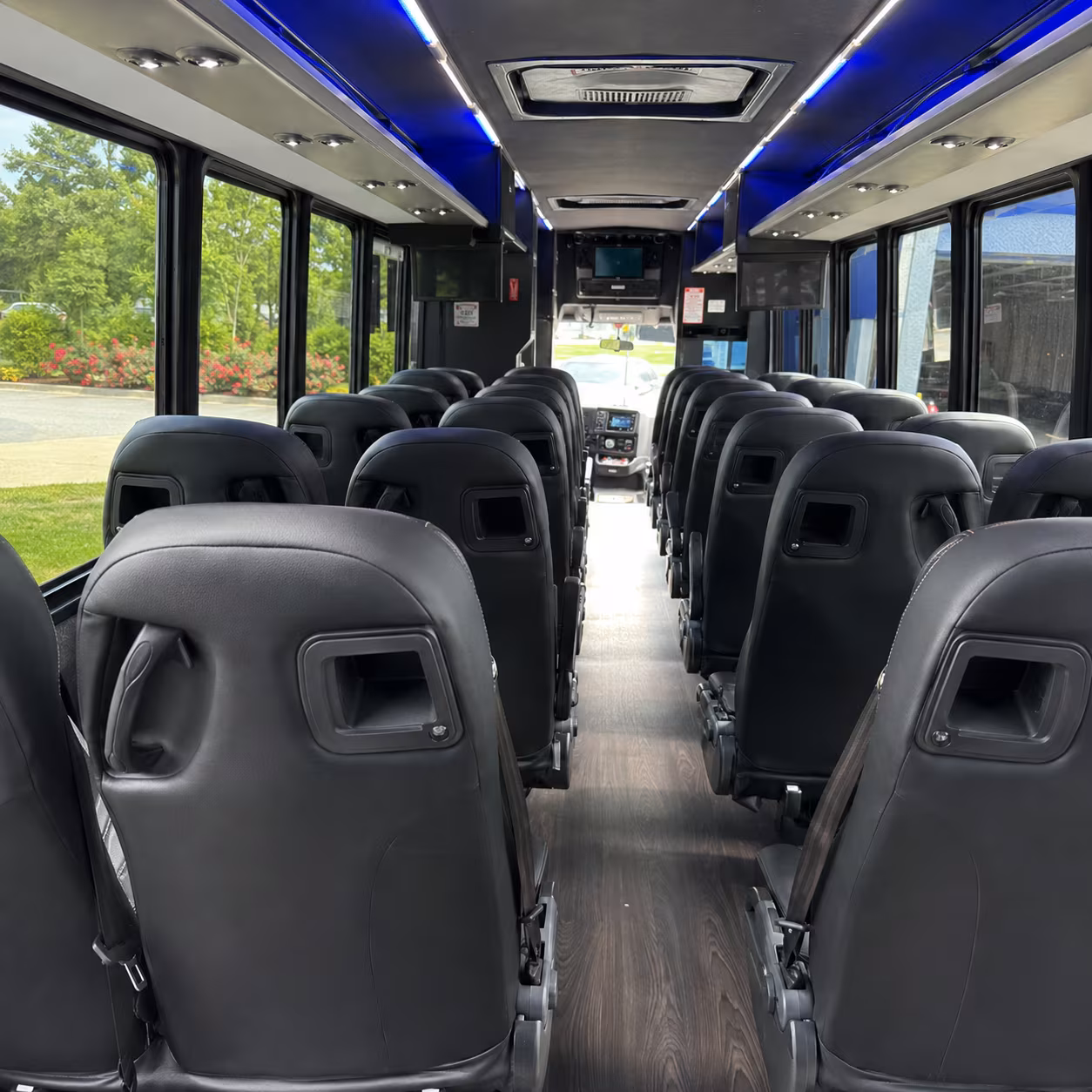 30 passenger minibus inside